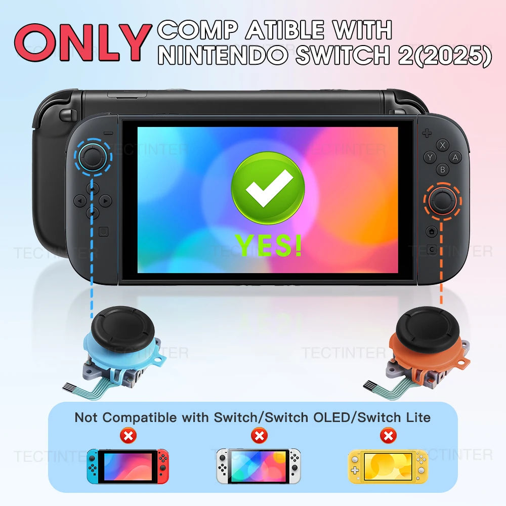 3D Analog Stick For Nintendo Switch 2 Joystick Controller Re