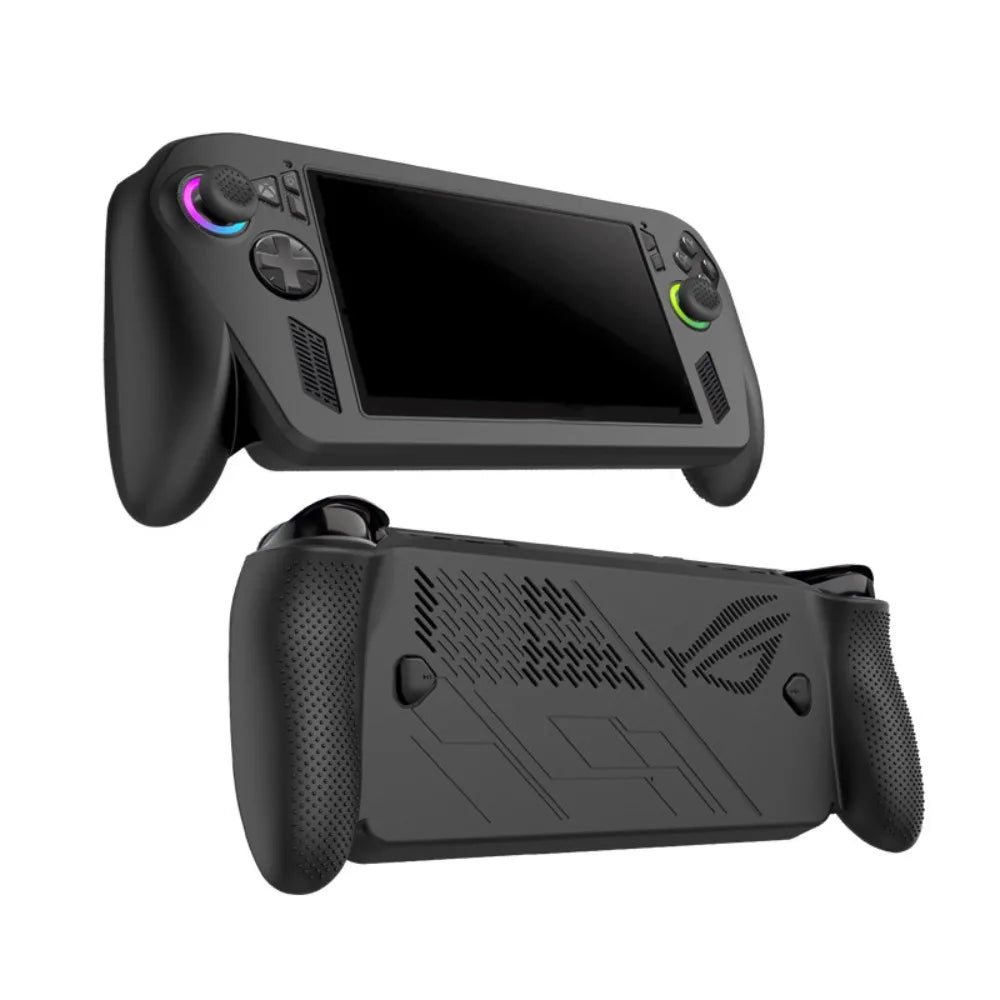 New Silicone Handheld Game Console Case Soft Shockproof Protective Cover Ergonomic Anti Slip Host Shell for ROG Xbox ally X