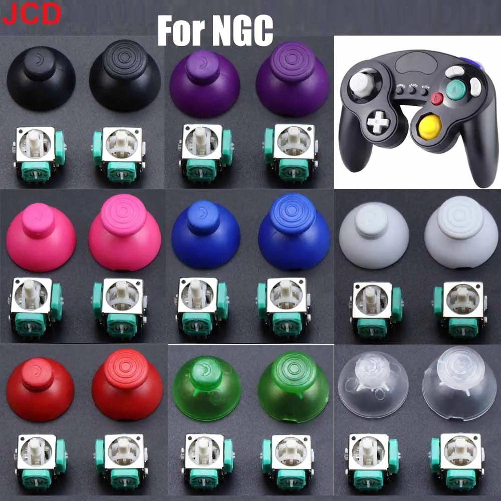 4 In 1 Left And Right 3D Analog Joystick +Thumbcap Buttons F