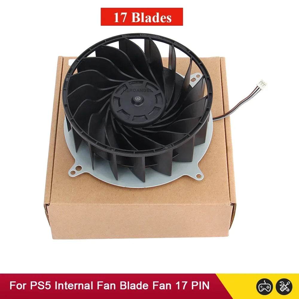 17 / 23 Blades Inner Cooler Fan For PS5 Console Replacement 