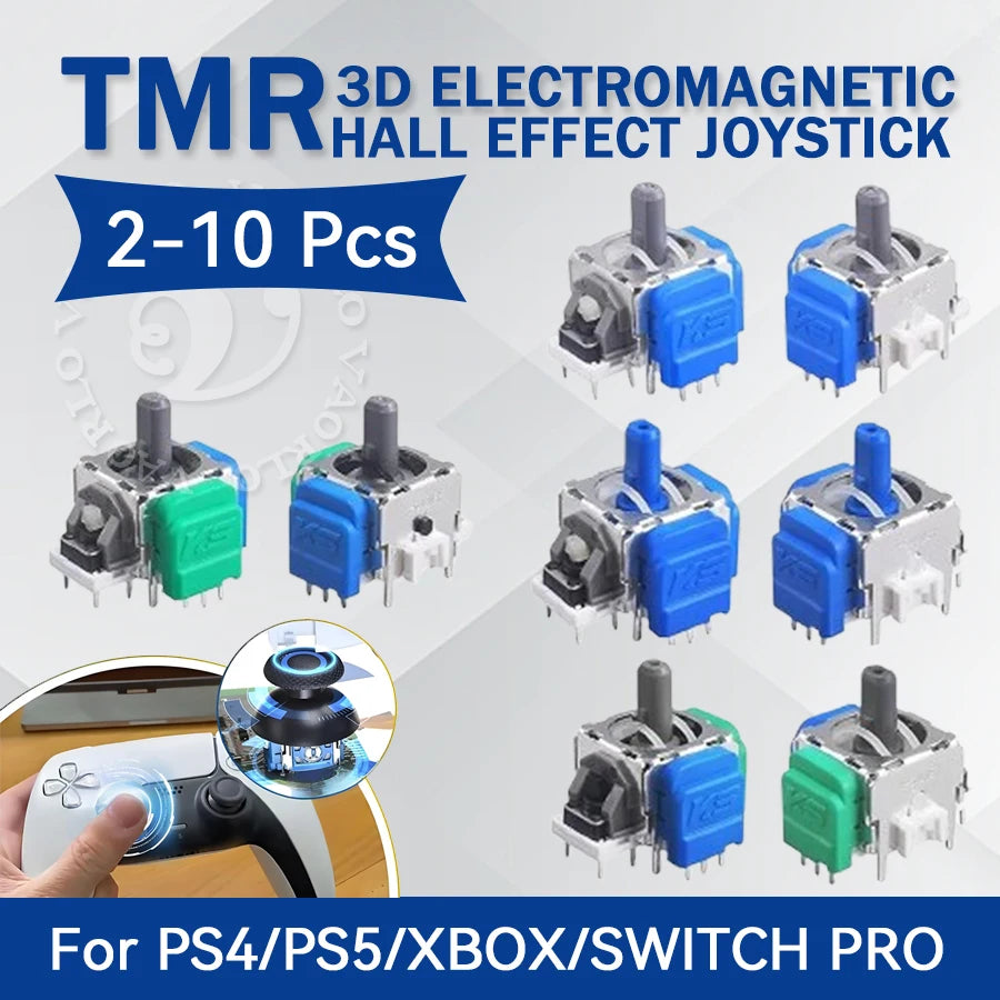 1-4 PCS TMR Solenoid Joysticks for PS4/PS5/XBOX/SWITCH PRO C