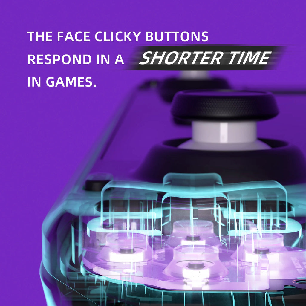 eXtremeRate Face Clicky Kit for Steam Deck LCD Handheld Cons