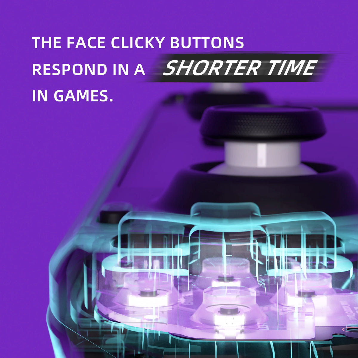 eXtremeRate Face Clicky Kit for Steam Deck LCD Handheld Cons