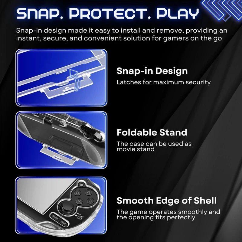 Protective Crystal Clear Hard Case for PS Vita 1000 Handheld