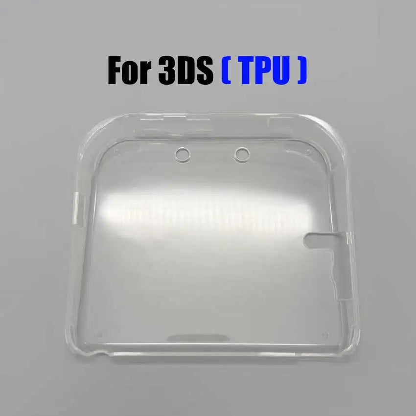 Plastic Crystal Hard Shell & TPU Silicone Sleeve For 2DS 3DS 3DSLL 3DSXL New 2DS 3DS LL XL Game Console Soft Protective Case