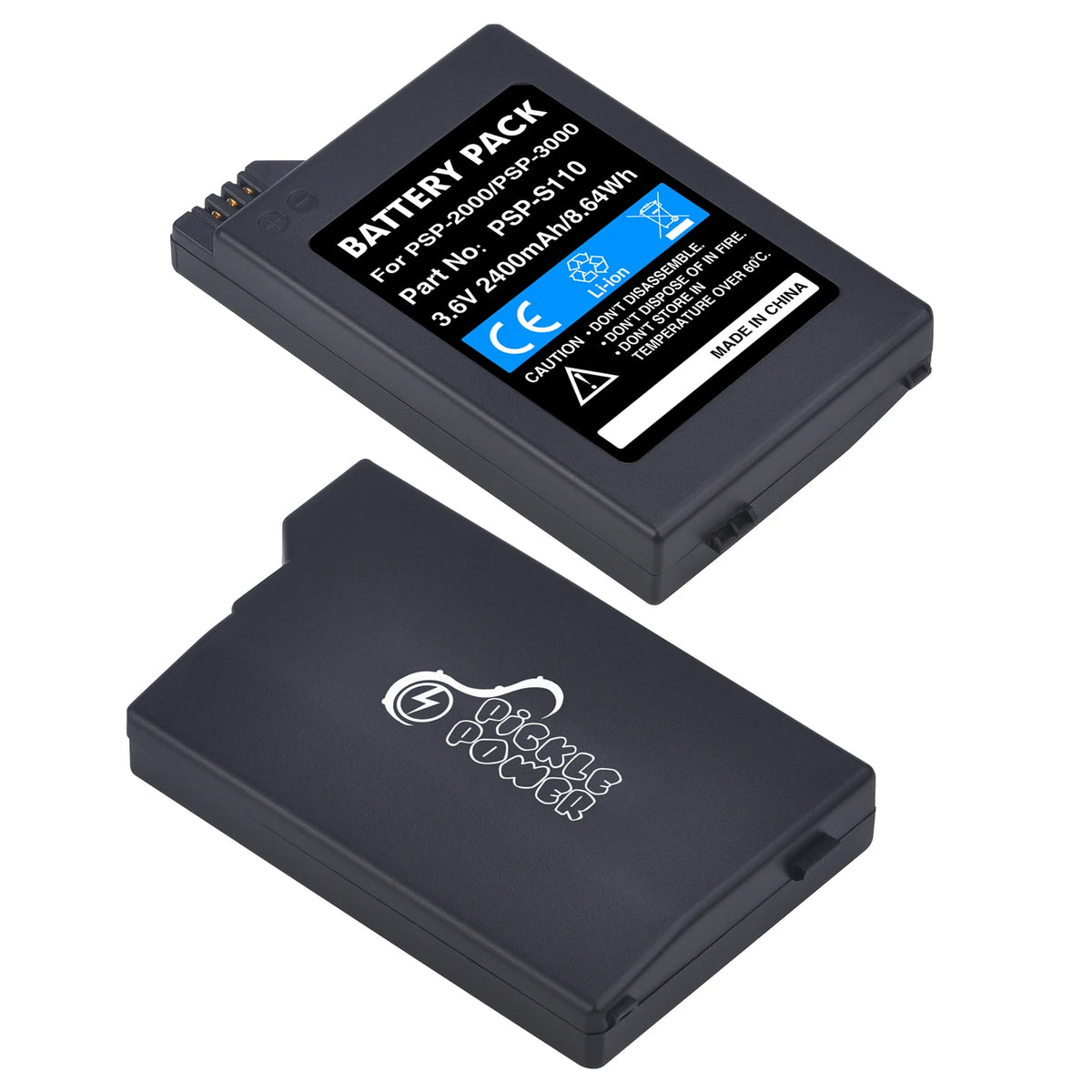 2400mAh PSP-S110 Replacement Battery for Sony PSP 2000 3000 