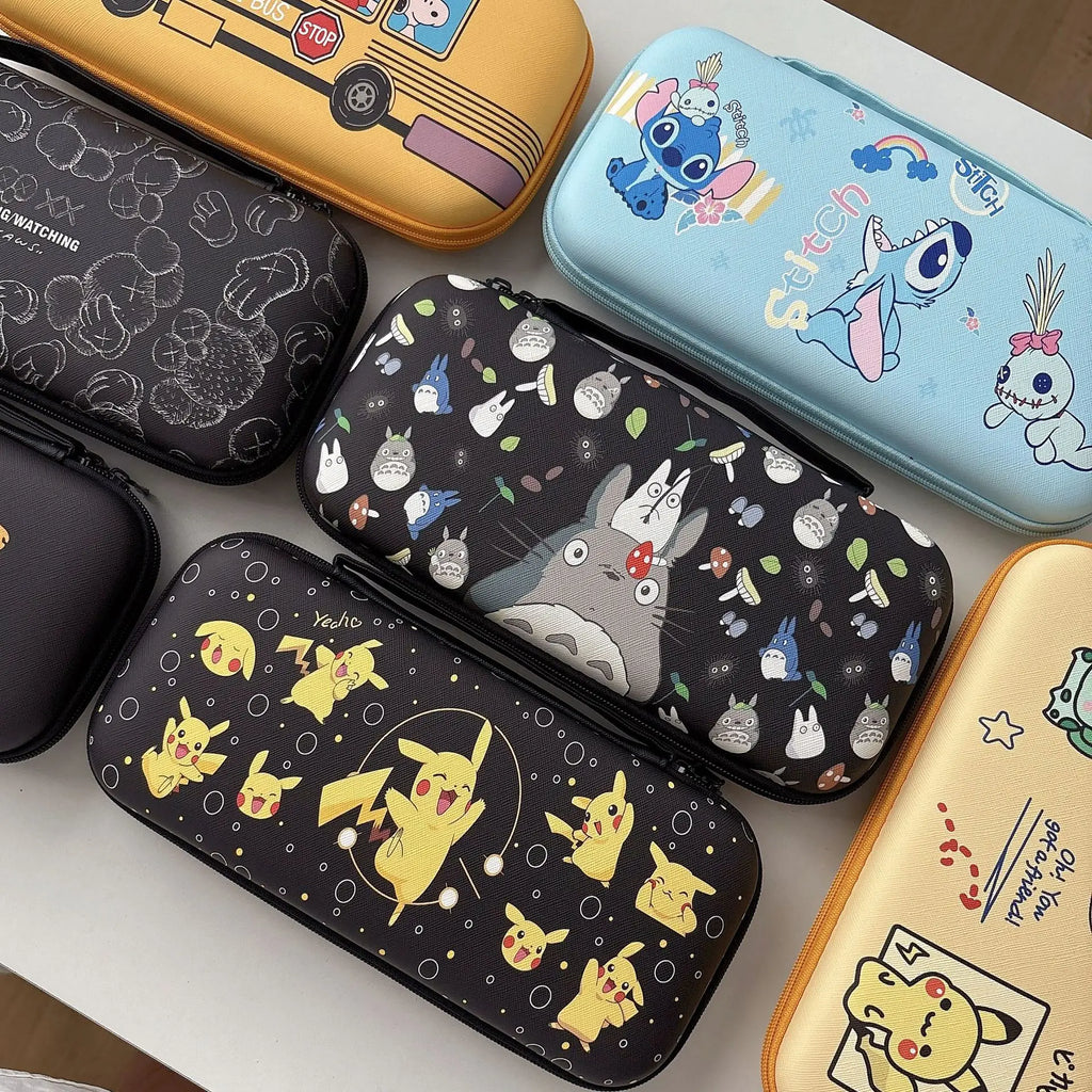 For Nintendo Switch 2 Case PU Handbag with Zipper Handle Ant