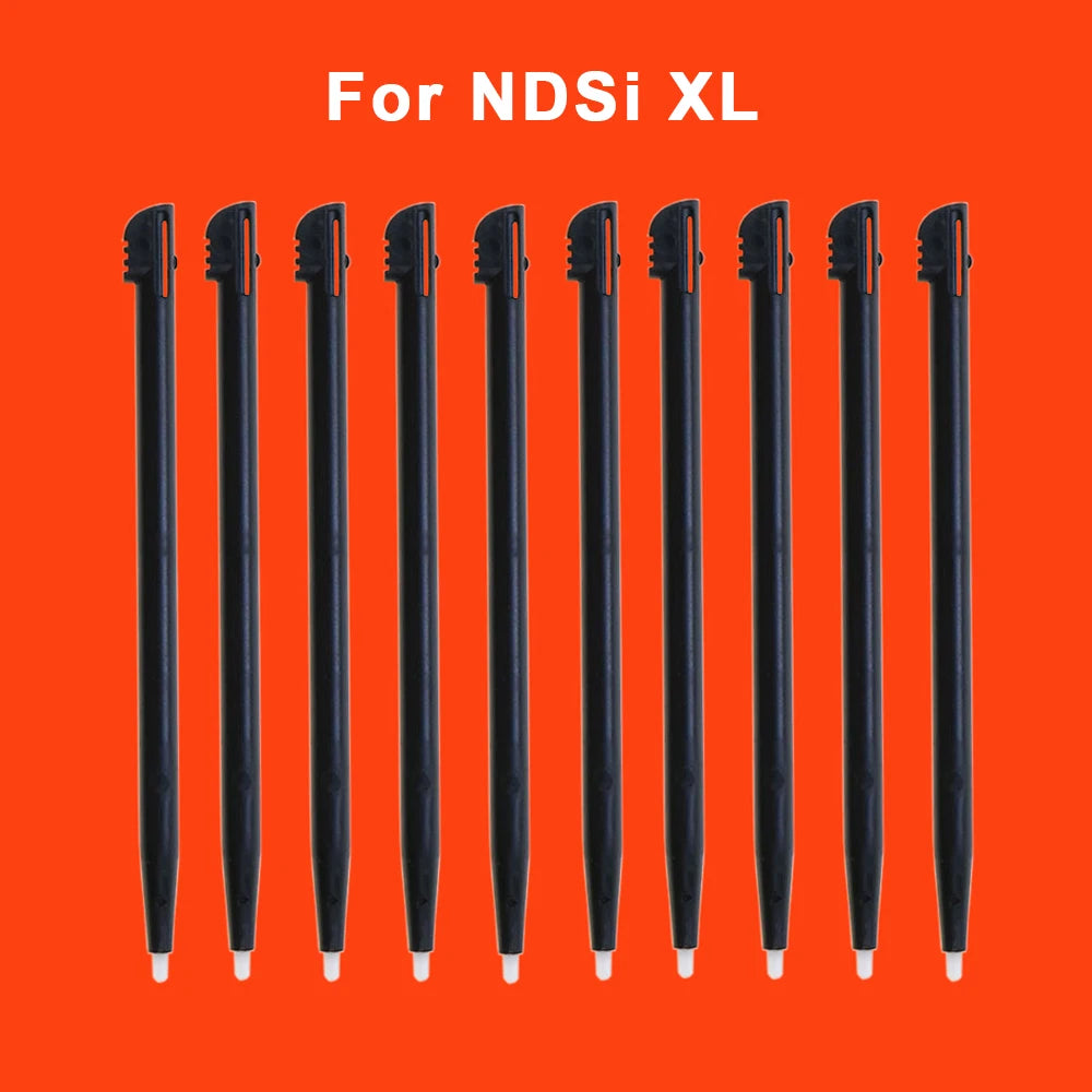 JCD 10PCS Metal Telescopic Stylus Plastic Stylus Touch Screen Pen for 2DS 3DS New 2DS LL XL New 3DS XL LL For NDSL NDSi
