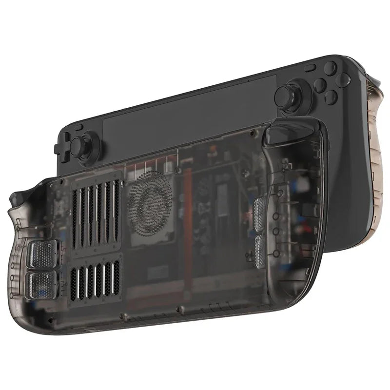 Transparent Back Shell Case Compatible with Steam Deck Clear