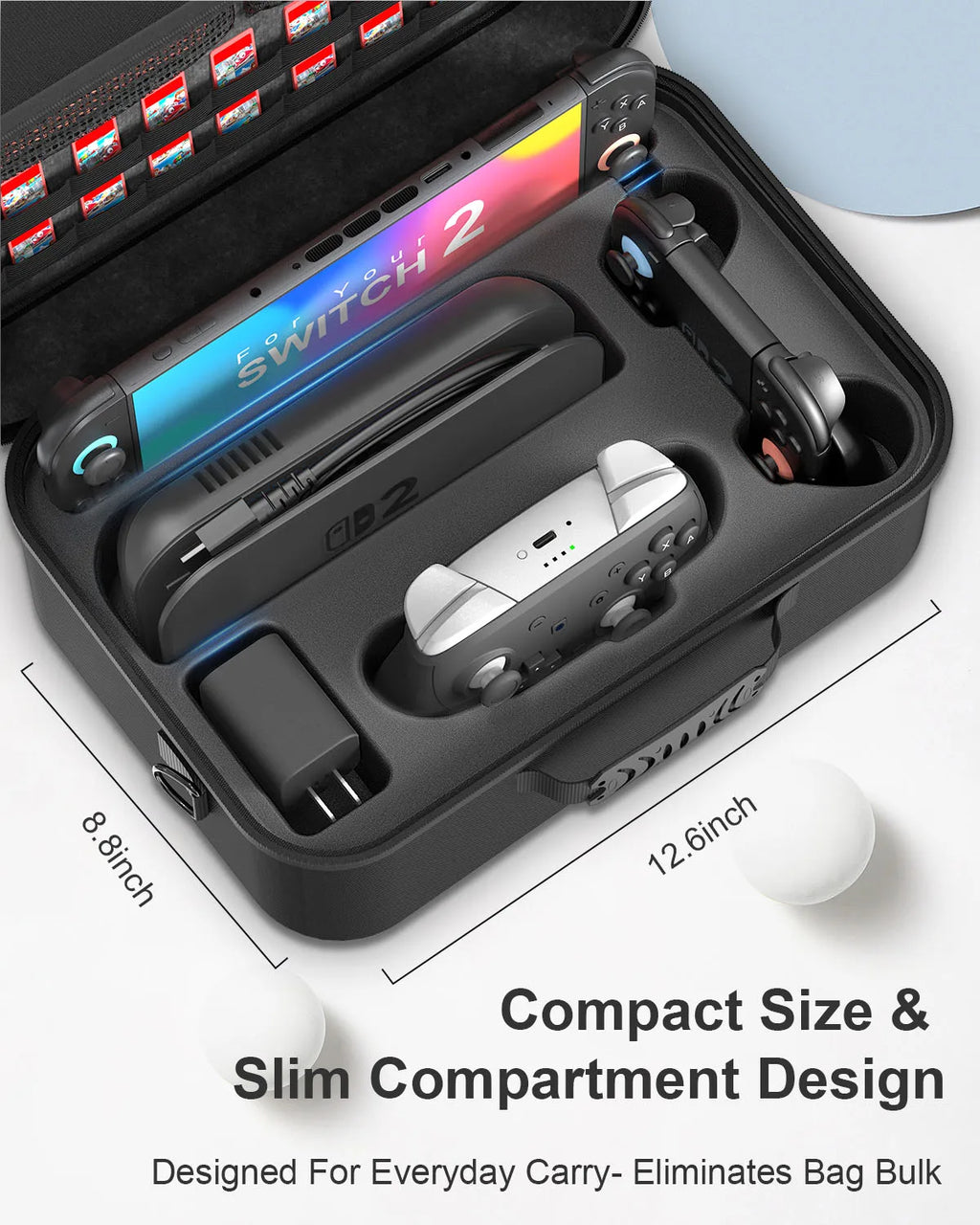 Suitable for Switch 2 Game Console Storage Box Shoulder Cros