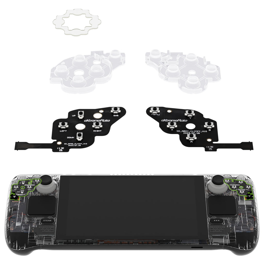 eXtremeRate Face Clicky Kit for Steam Deck LCD Handheld Cons