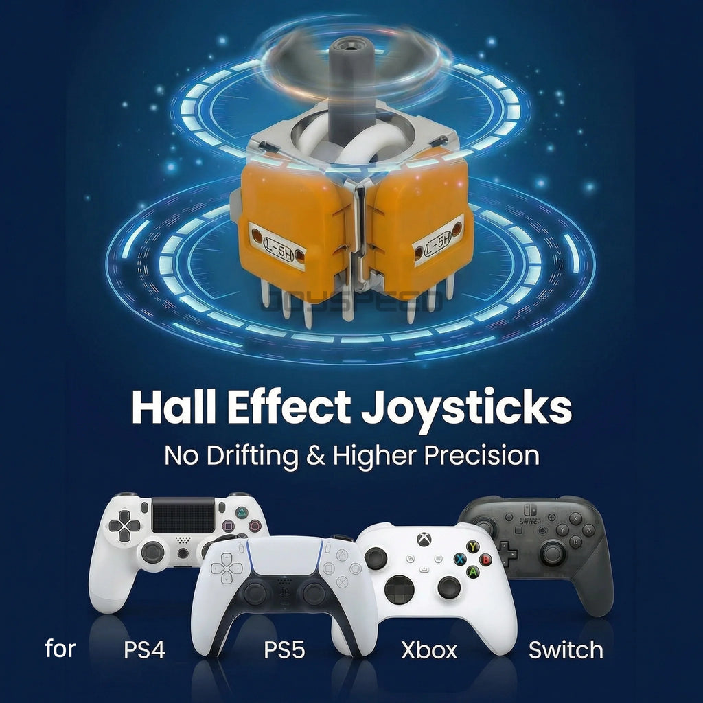 2/10pcs Hall Effect Joystick for PS5 DualSense PS4 Controlle