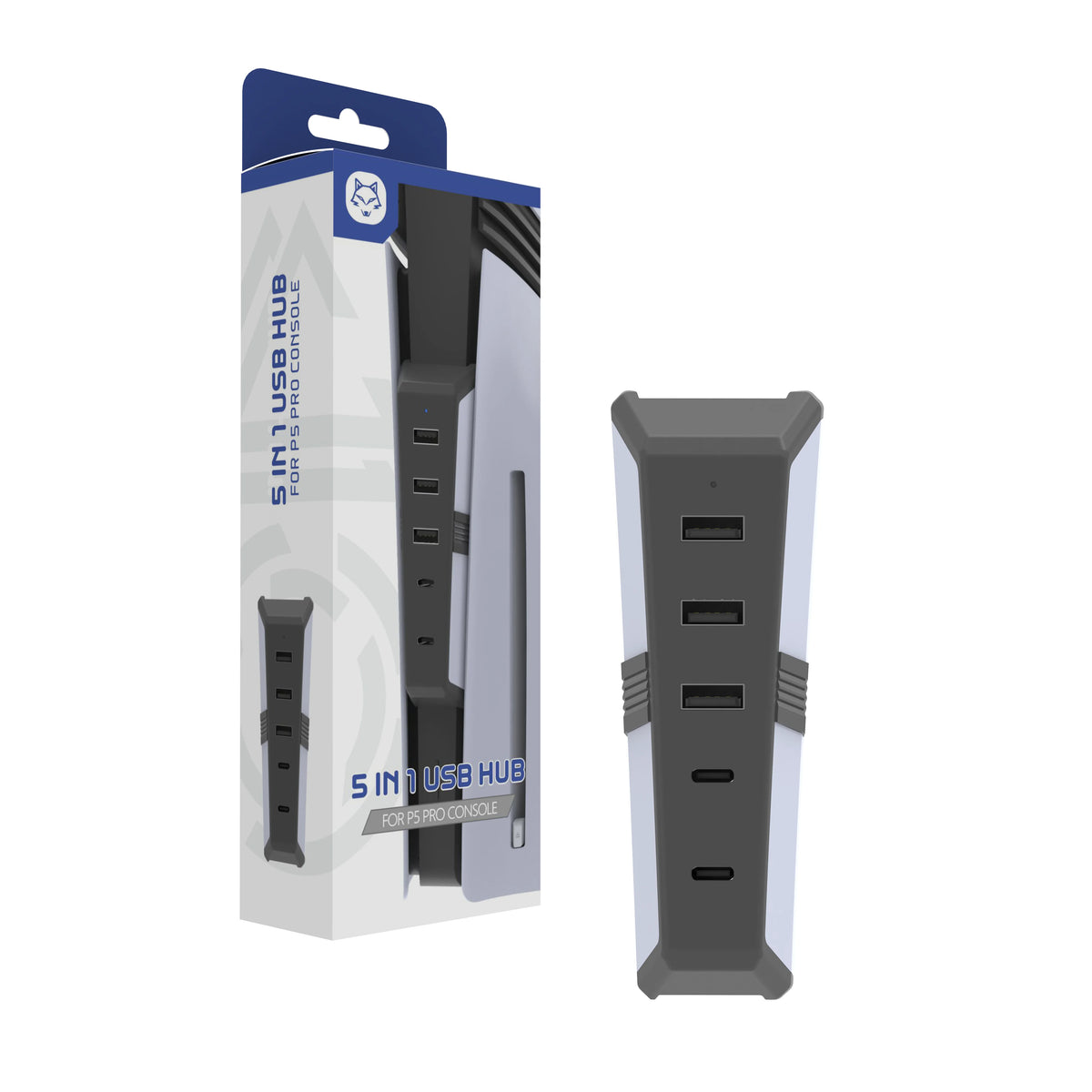 For P5 Pro USB Hub Aounion HS-P5R007 5-in-1 USB Expansion fo