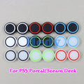 2PCS For PS5 Portal Luminous Thumb Grip Cap Silicone Soft Jo