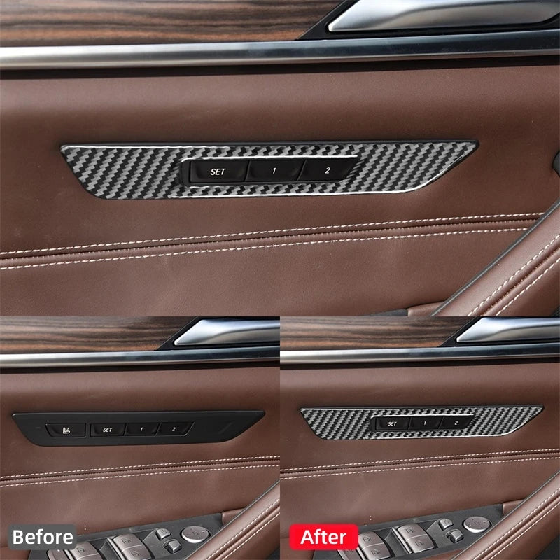 For BMW 5 Series G30 2018-2022 Accessories Carbon Fiber Inte