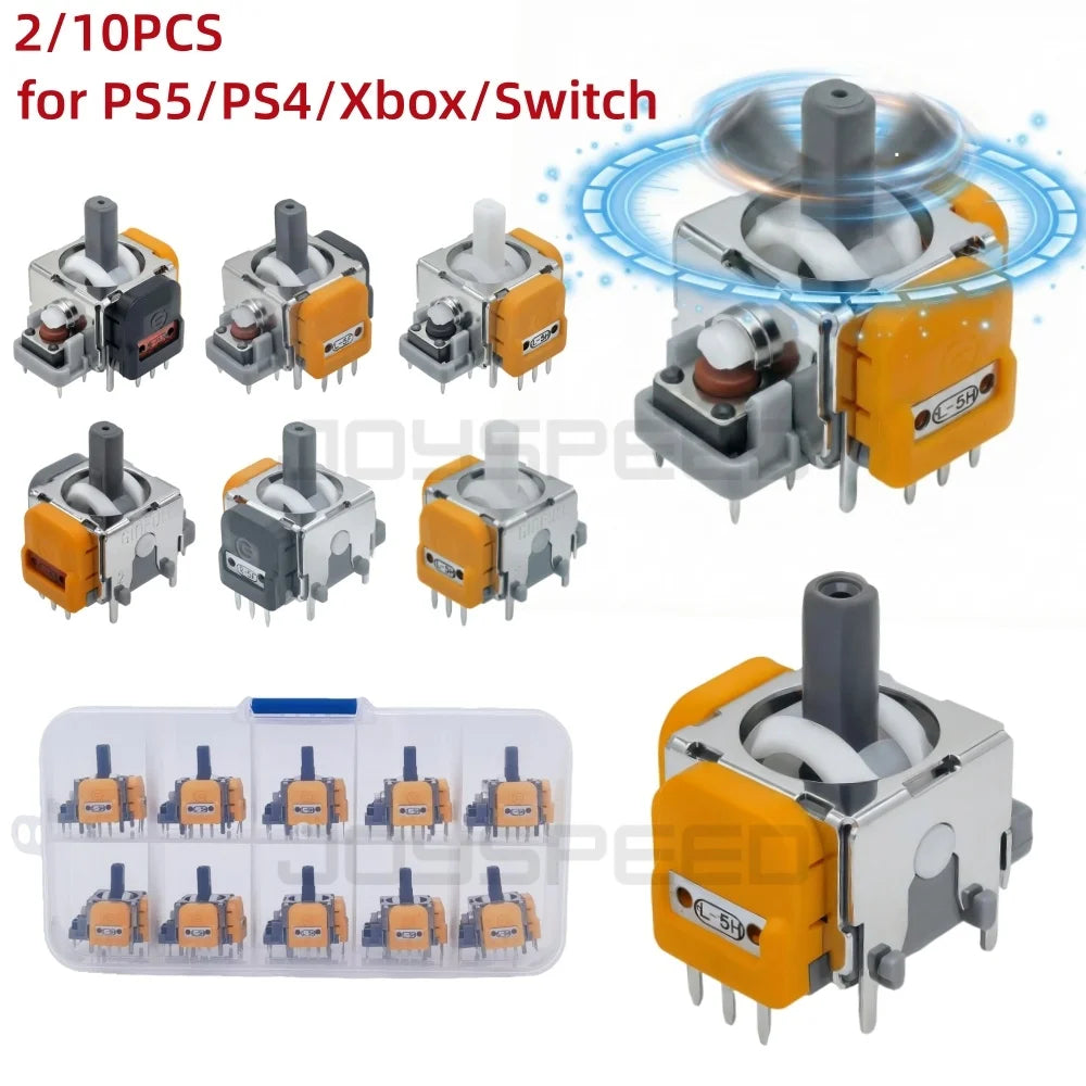 2-10pcs Hall Effect Joystick for PS5 DualSense PS4 Xbox Seri