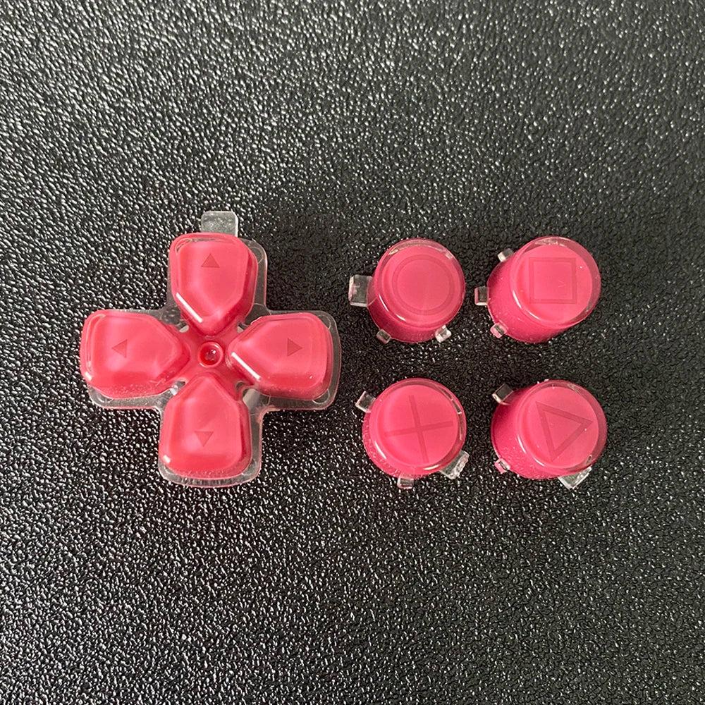 For PS5 Controller Replacement Dpad and ABXY Jelly Button Trigger Key Repair Parts For PS5 V1 V2 V3 option and Share Buttons