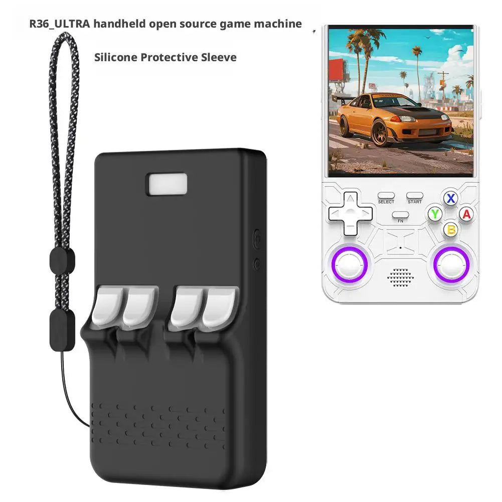 For R36 Ultra Silicone Protective Case Handheld Gaming Conso