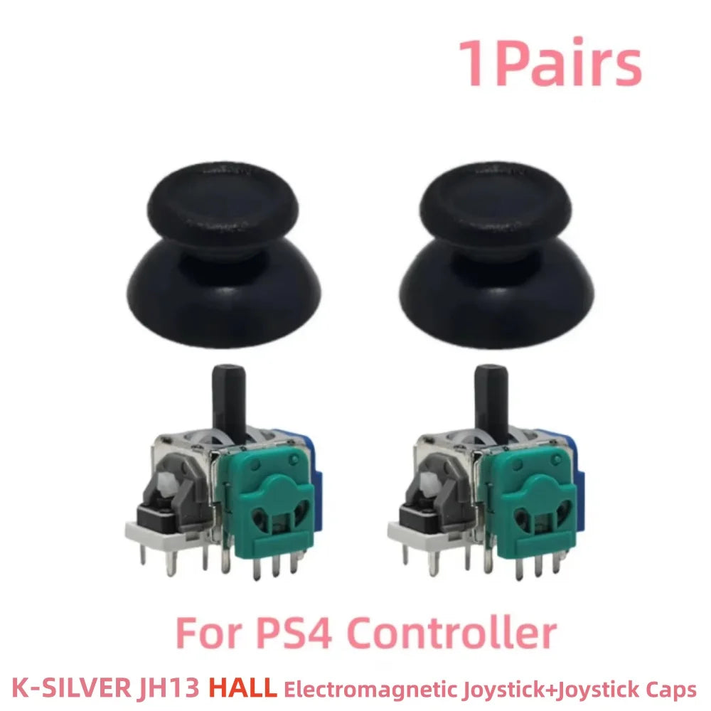 Hall/TMR Electromagnetic Joystick for PS5 PS4 Controller Thumb Stick Joystick Cap No-Drift 3D Analog Sensor Upgrade Replacement