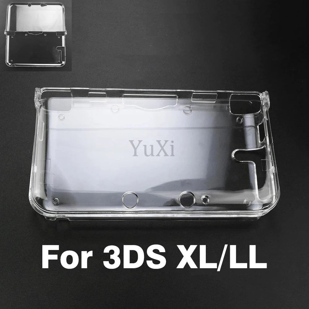 Clear Crystal Protective Case For Nintend NDS Lite NDSi XL LL Plastic Hard Shell Skin Case Cover For 2DS New 3DS XL LL GBA SP