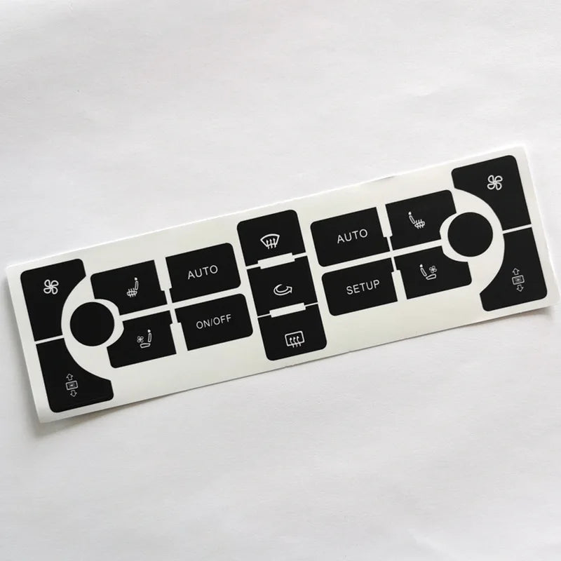 For Audi A8 D3 Interior Stickers Central Control Panel Upgra