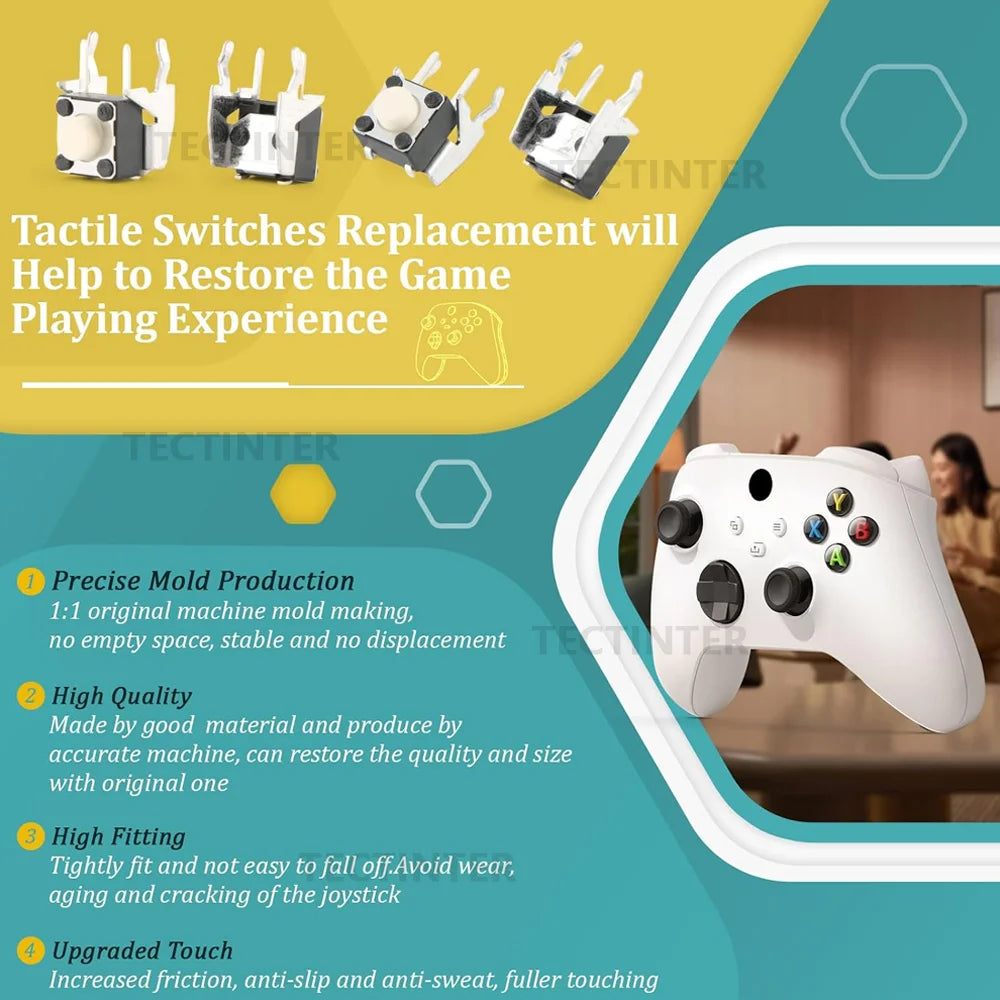 10PCS Replacement Joystick for Xbox One Controller RB LB Bum
