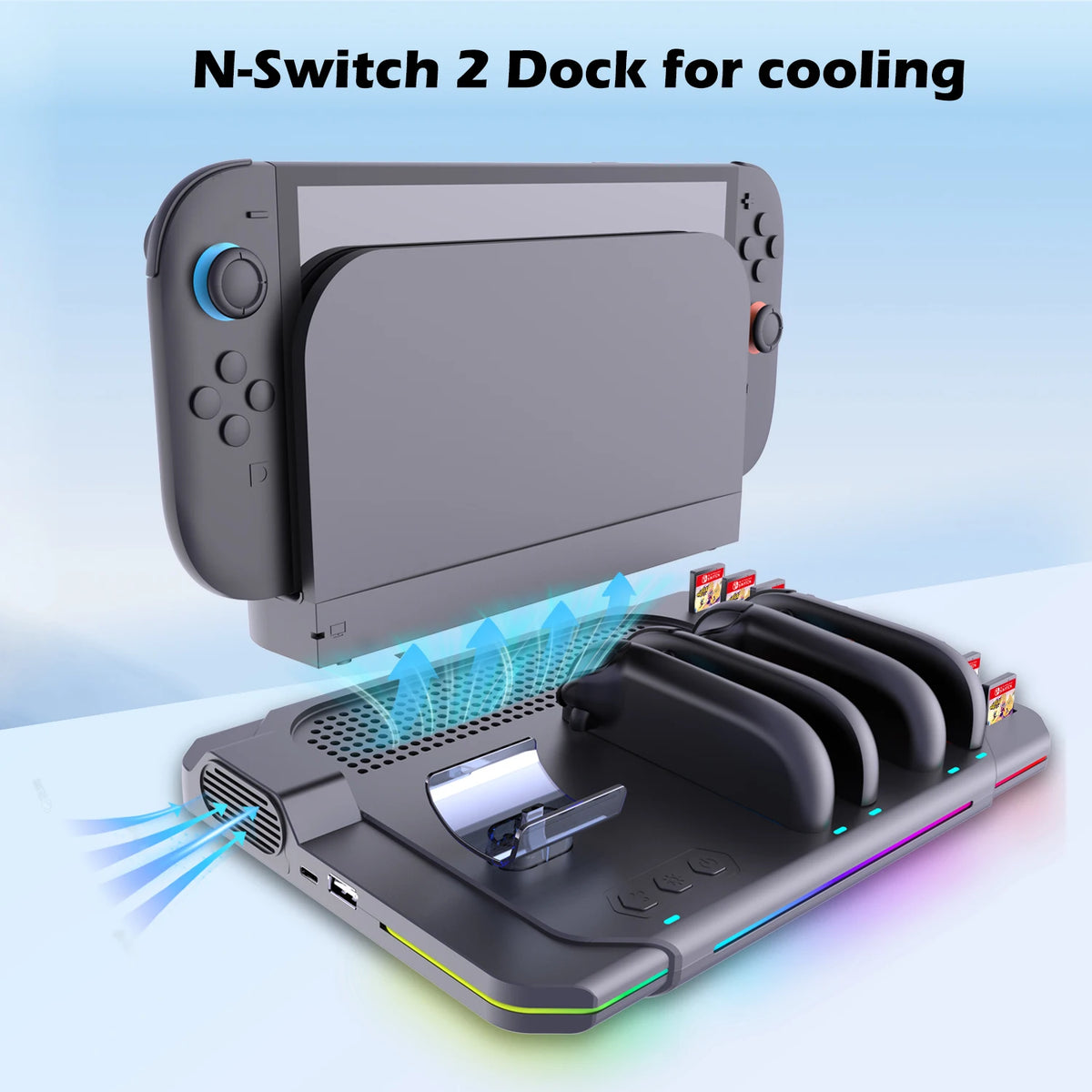 Multi-functional Cooling & Charging Stand SW2139 for Switch 