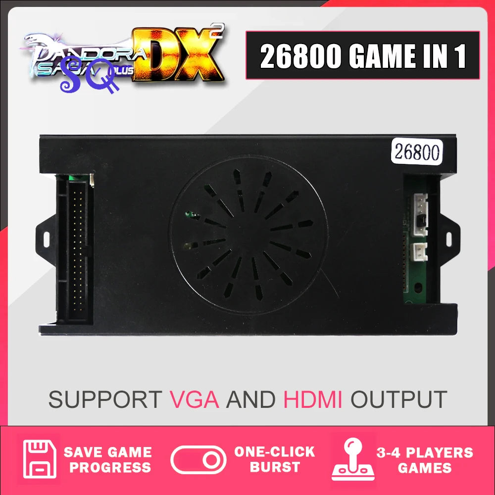 Pandora Saga DX2 Box 26800 in 1 DIY Kit 2 Player with Copy S