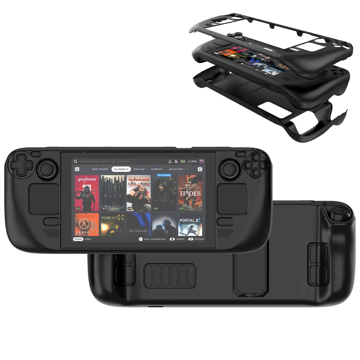 For Steam Deck LCD (2022) Steam Deck OLED (2023) Case with K