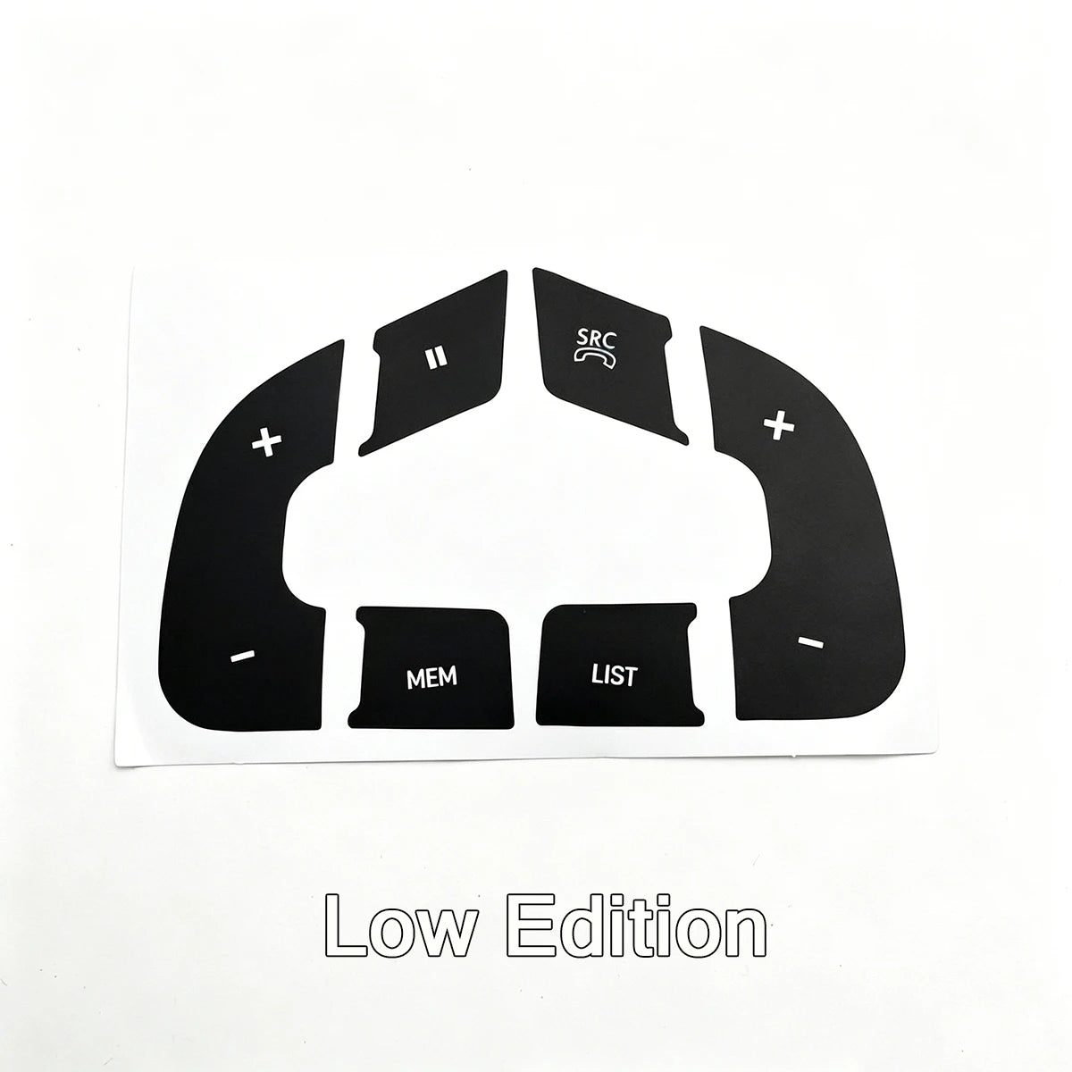Steering Wheel Button Sticker Repair Decal For Citroen C4L W