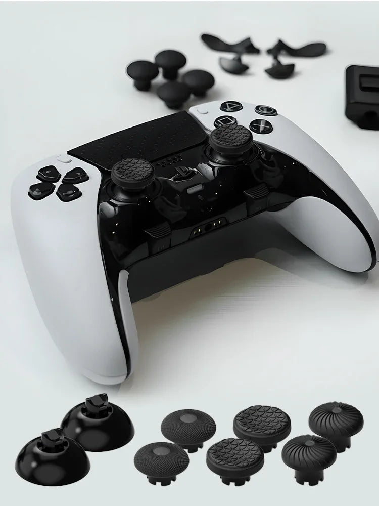 DATA FROG Metal Rocker Cap & Paddle Accessory Set for PS4 an