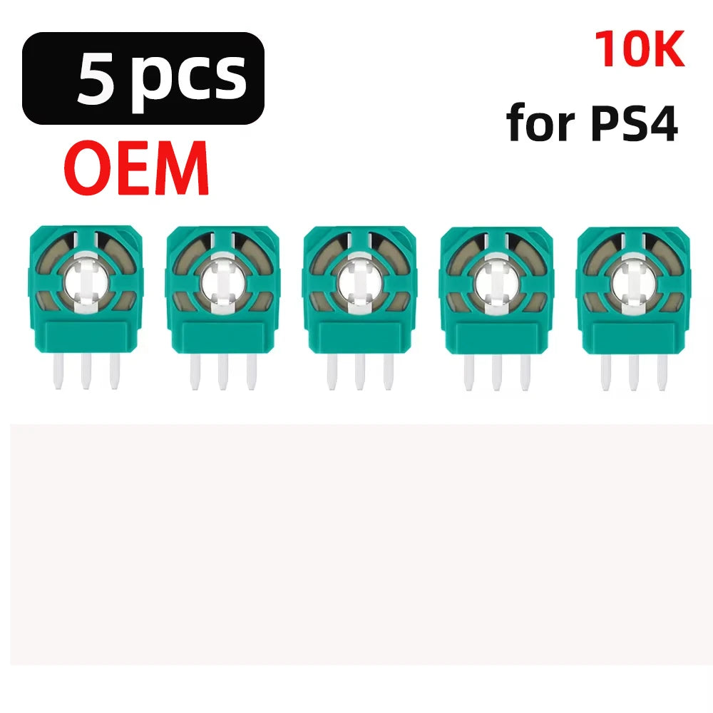 Original Alps Joystick10K 2K3 Ohm Potentiometer for Ps4 Ps5 Controller Replacement Repair Parts 3D Analog Stick Drift Fix Kit