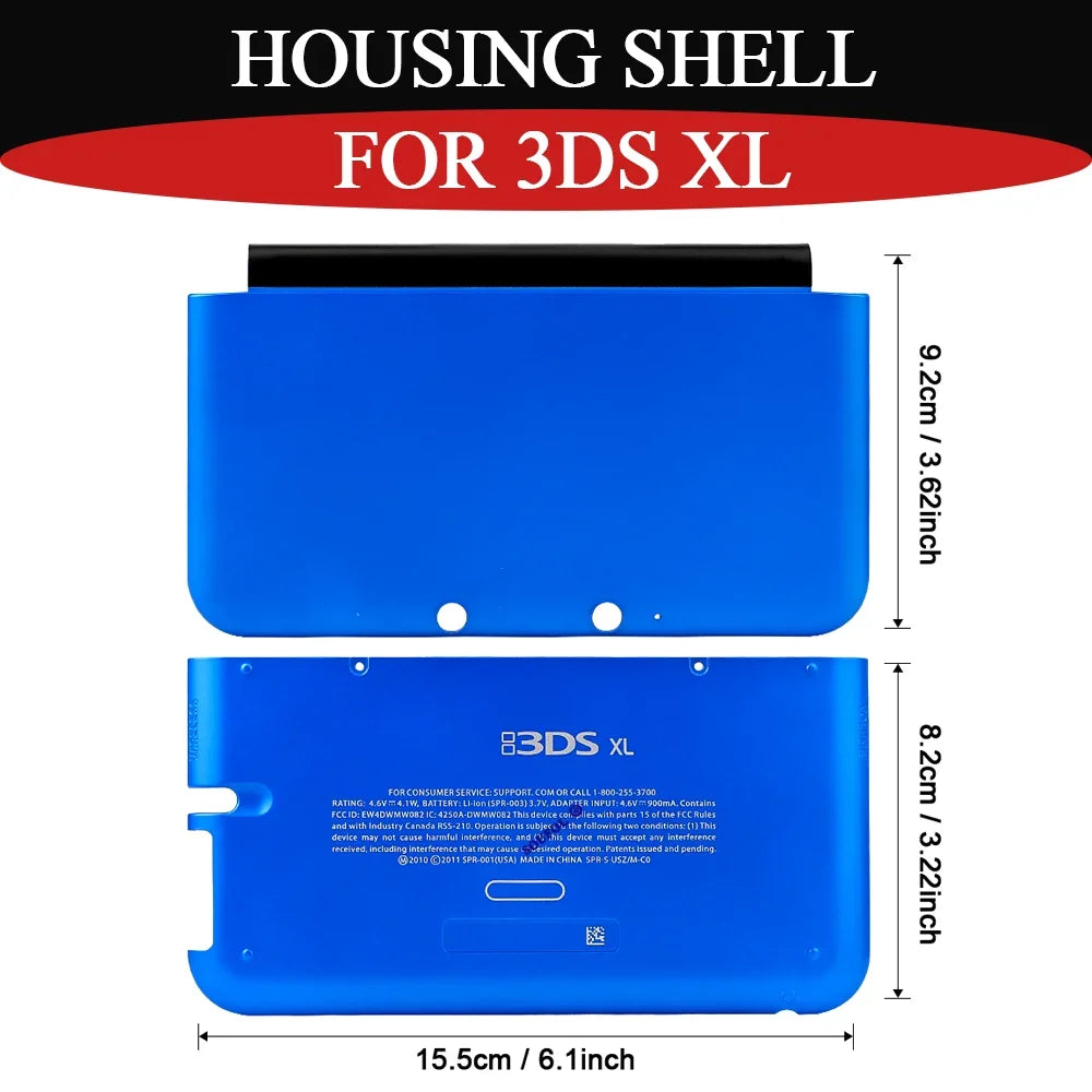 New For 3DS XL High Quality Housing Shell Front Back Cover C