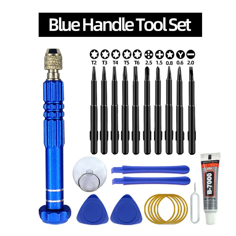 Mobile Phone Repair Tool Screwdriver Tablet Battery Disassembly Screen Opening Dust Cleaning Disassembly Set Small Pentago
