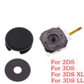 1set Plastic Hard Thumbstick Thumb Stick Joystick + Cap + Pad for 2DS 3DS 3DS XL for New 3DS 3DSXL XL LL/ New 2DS XL LL