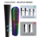 6 Ports Expansion Hub with RGB Light Charger Adapter Convert