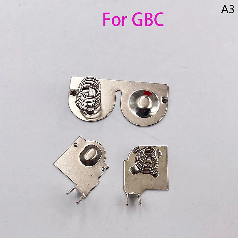 For Gameboy Advance Color Battery Terminals Spring Contacts Replacement For GB DMG GBA GBC GBP Console Housing & Mainboard