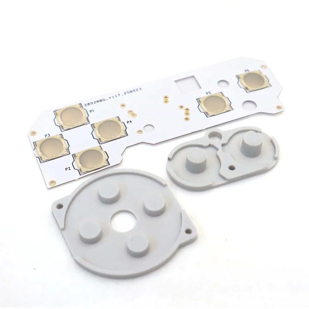 New Conductive Tacktile Clicky Film Button Modify Kits A B D-Pad Button Rubber Pad Mod Kit For GBA GBC GBP GB Console
