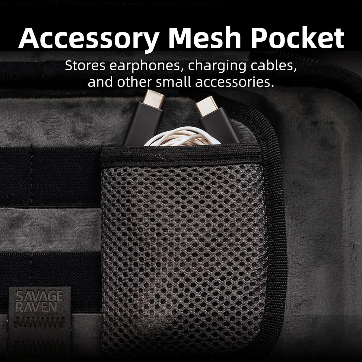 Savage Raven by Skull & Co. EDC Case Carrying Pouch Portable