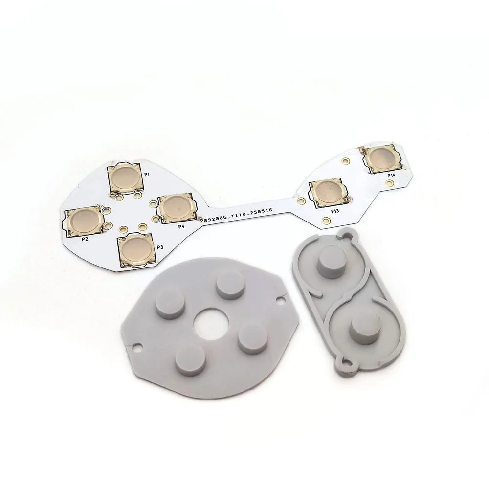 New Conductive Tacktile Clicky Film Button Modify Kits A B D-Pad Button Rubber Pad Mod Kit For GBA GBC GBP GB Console