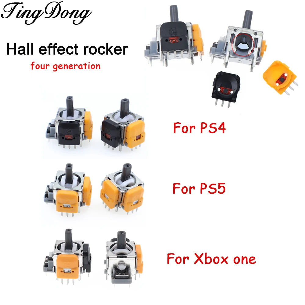 1PCS Hall Effect Rocker Four Generation Anti Drift Joysticks