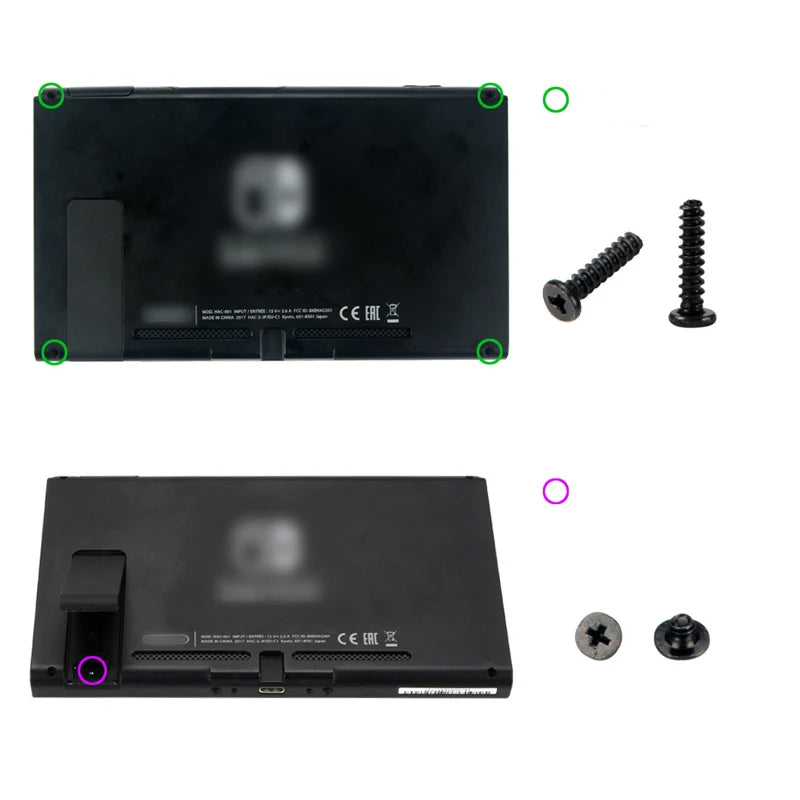 For Switch Console Housing Screw Replacement Full Screws Set