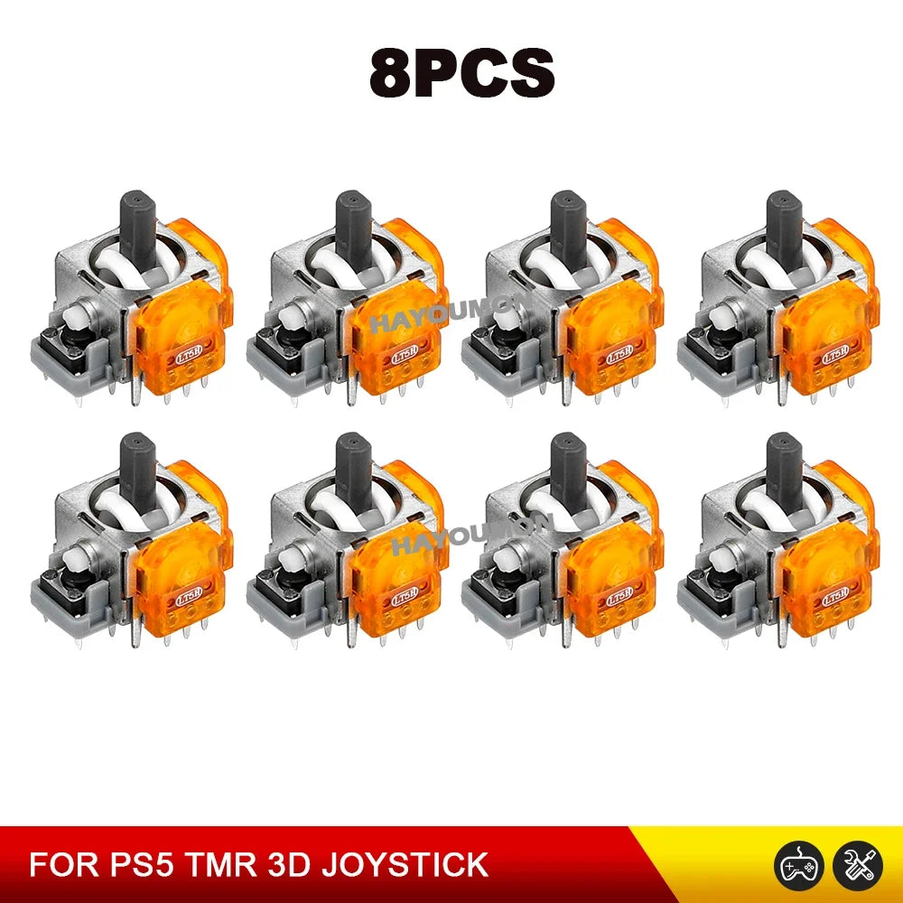 2/10Pcs 3D Analog Stick Replacement TMR Effect Joystick for PS5 PS4 Xbox Series S Switch Pro Controller Upgrade Game Accessories