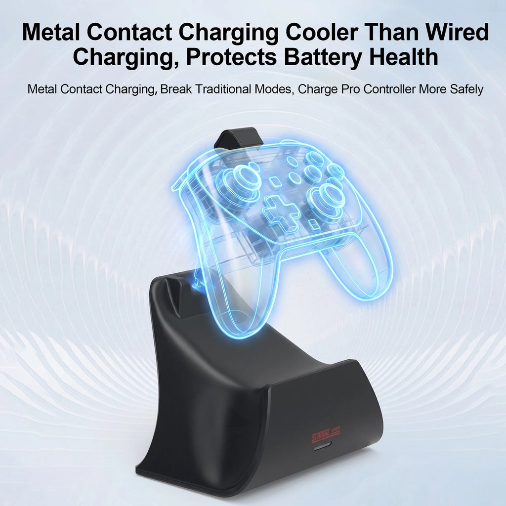 Charging Dock for Nintendo Switch 2 Pro Controller LED Indic