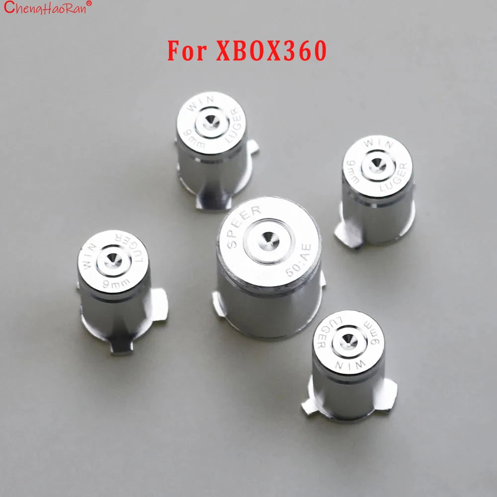 1Set Color Buttons For PS3 PS4 PS5 XBOX 360 Game Console Controller Aluminum Alloy Metal Replacement Parts