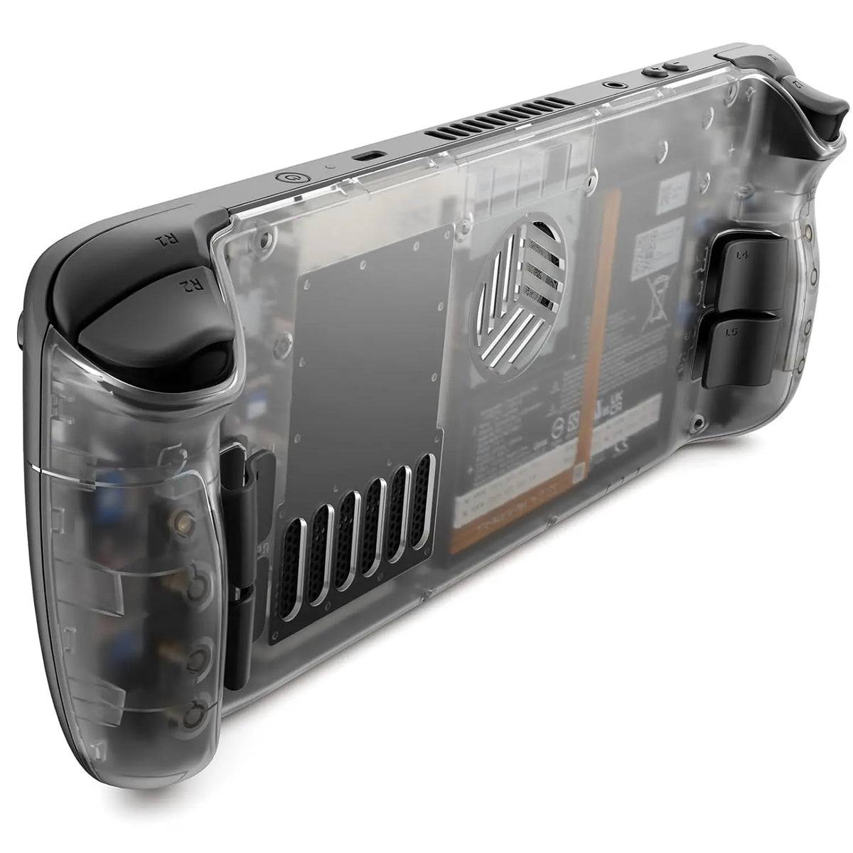 Steam Deck Transparent Back Plate Vents Version DIY Clear Ed