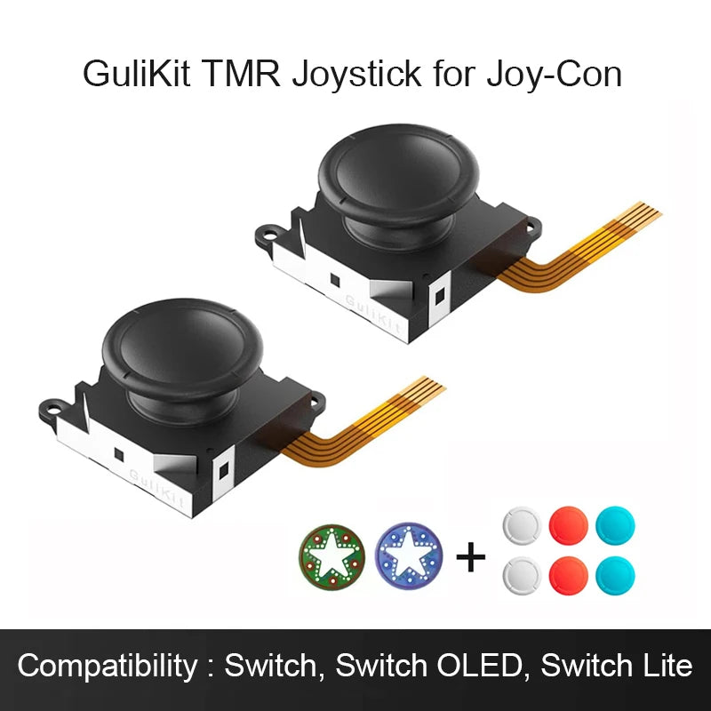 GuliKit TMR Sensing Joystick for Joy-Con Replacement No Drifting Stick for Nintendo Swicth / Switch OLED Game Accessories Repair