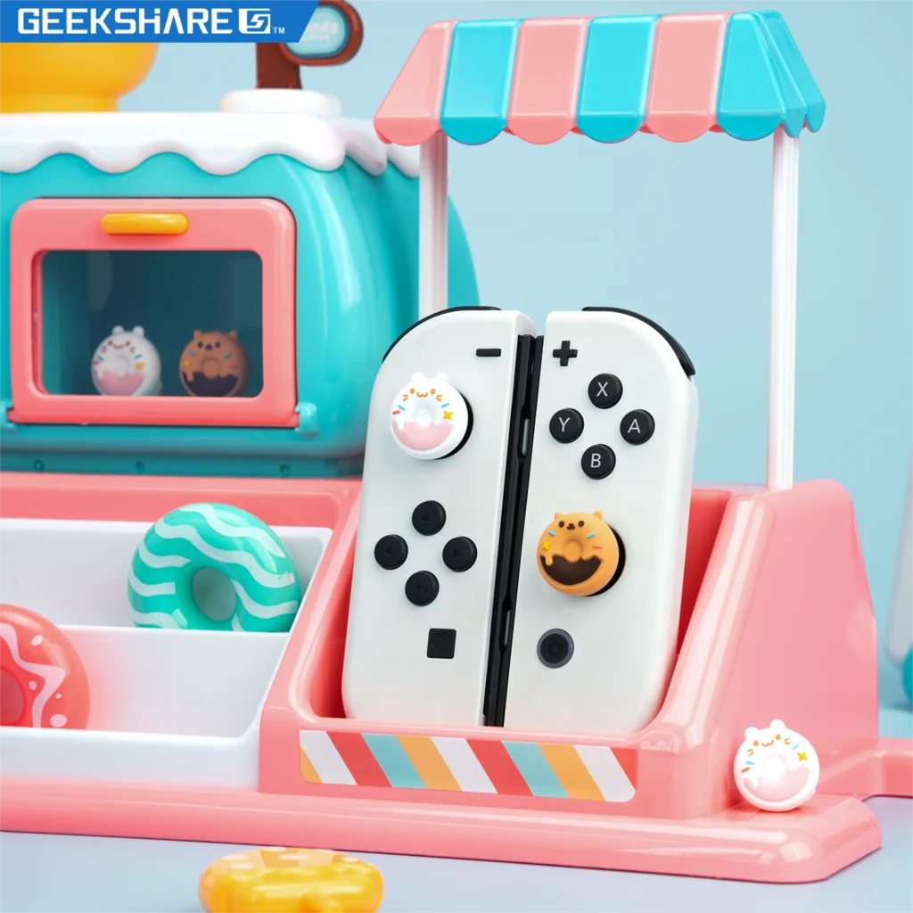 Super Cute Silicone Soft Joycon Thumb Stick Grip Cap Joystic