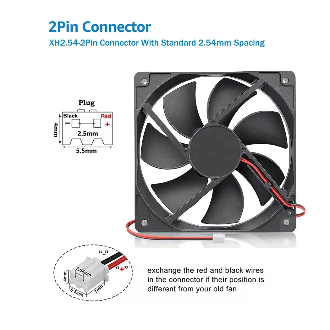 4010 12025 8010 30mm DC 5V 12V 24V Cooling Fan Brushless Mot