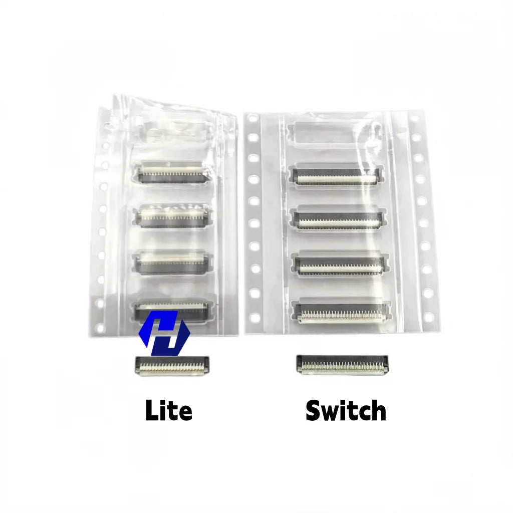 2-10PCS 53 Pin ZIF LCD Screen Connector Socket for Switch / 